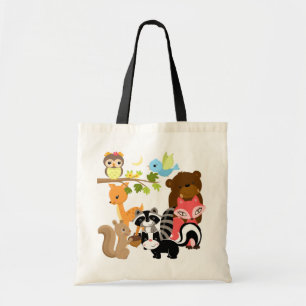 Bolso De Tela Amigos del bosque