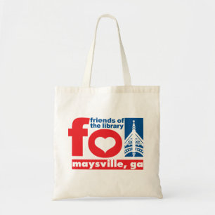 Bolso De Tela Amigos del delantal de la biblioteca pública de