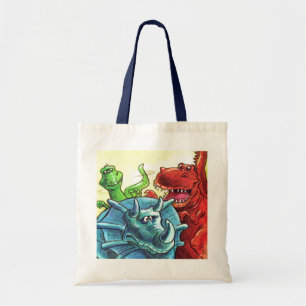 Bolso De Tela Amigos del dinosaurio