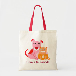 Bolso De Tela Amigos del perro y del gato