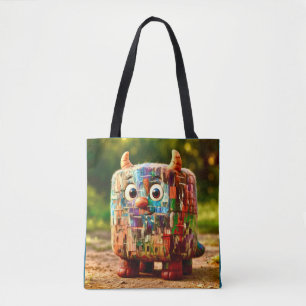Bolso De Tela Amigos Extraños – Póster del Monstruo Cubo de Parc