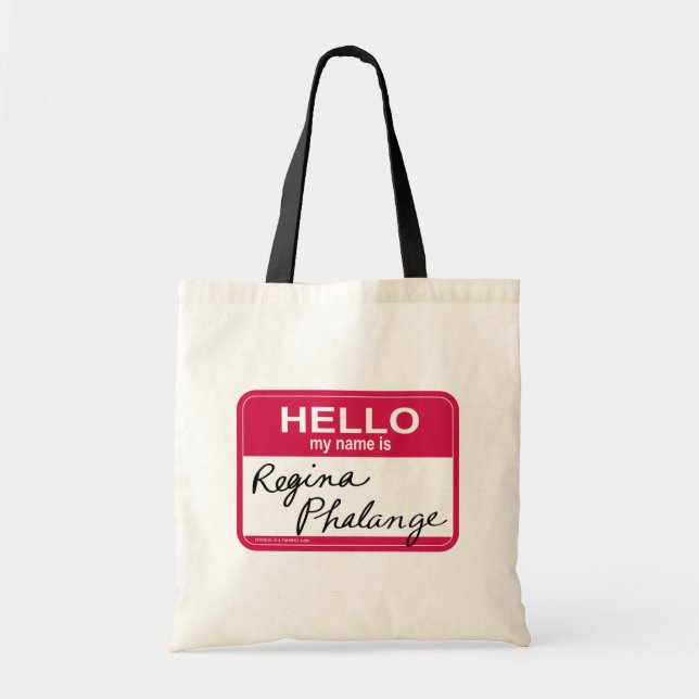Bolso De Tela AMIGOS™ | Hola Mi nombre es Regina Phalange (Frente)