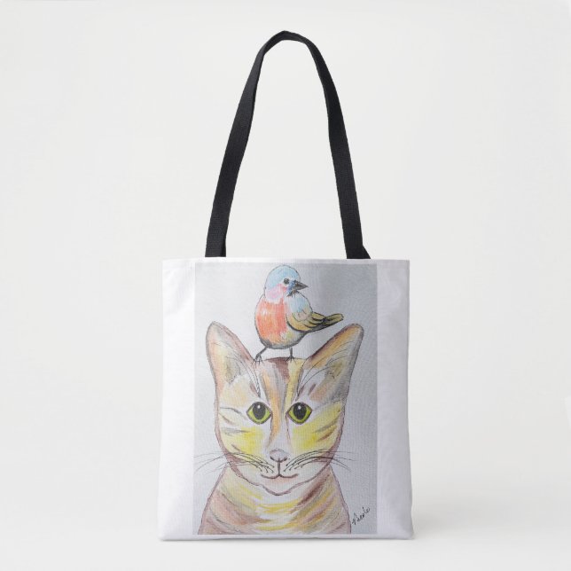 Bolso De Tela Amigos inesperados (Anverso)