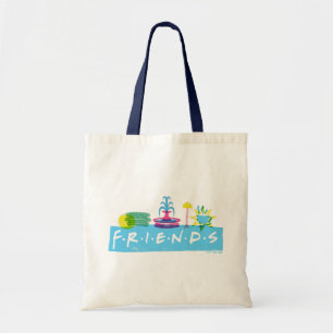Bolso De Tela AMIGOS™   Logotipo con iconos