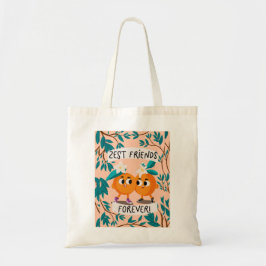 Bolso De Tela Amigos Naranjas Lindos y Picantes