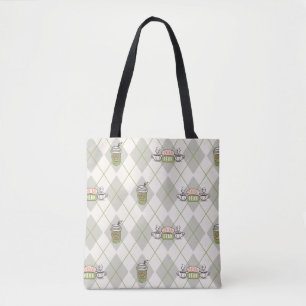 Bolso De Tela AMIGOS™   Patrón de argyle de Perk central