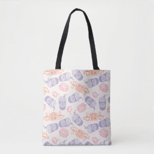 Bolso De Tela AMIGOS™ Patrón de Perk Central de Pastel