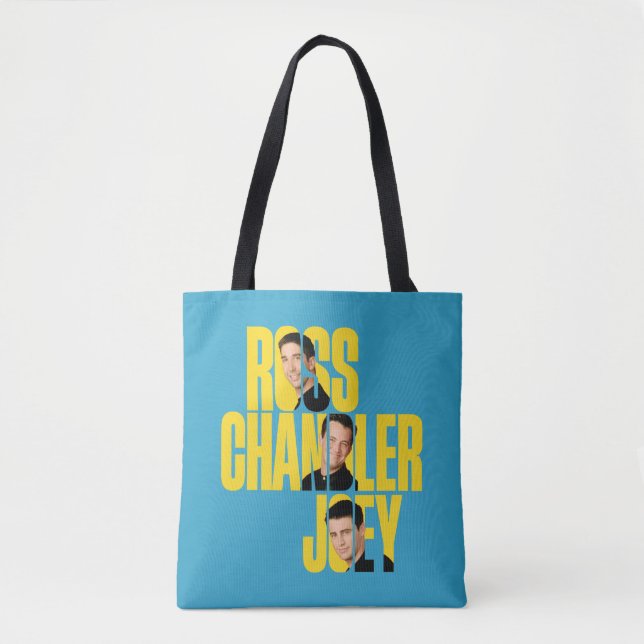 Bolso De Tela AMIGOS™ | Ross, Chandler y Joey (Anverso)