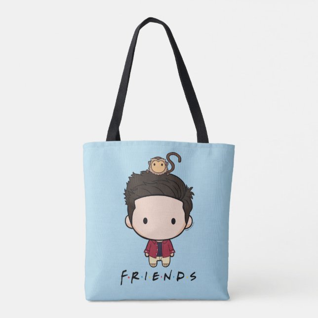 Bolso De Tela AMIGOS™ | Ross Chibi (Reverso)