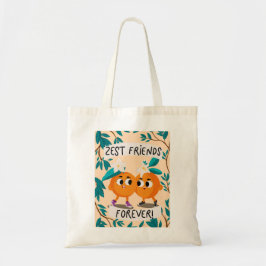 Bolso De Tela Amiguitos de la cáscara de naranja adorable