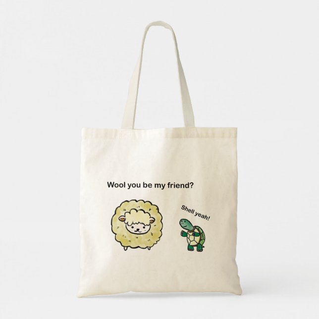 Bolso De Tela Amistad (Reverso)