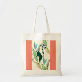 Bolso De Tela Amistad animal - Caras SOS Lémur -2