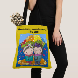 Bolso De Tela Amistad o Familia - VER ATRÁS