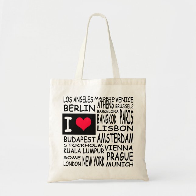 Bolso De Tela Amo... (Frente)