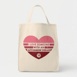 Bolso De Tela Amo A Alguien [Autoinmune]