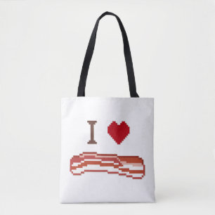Bolso De Tela Amo a Bacon