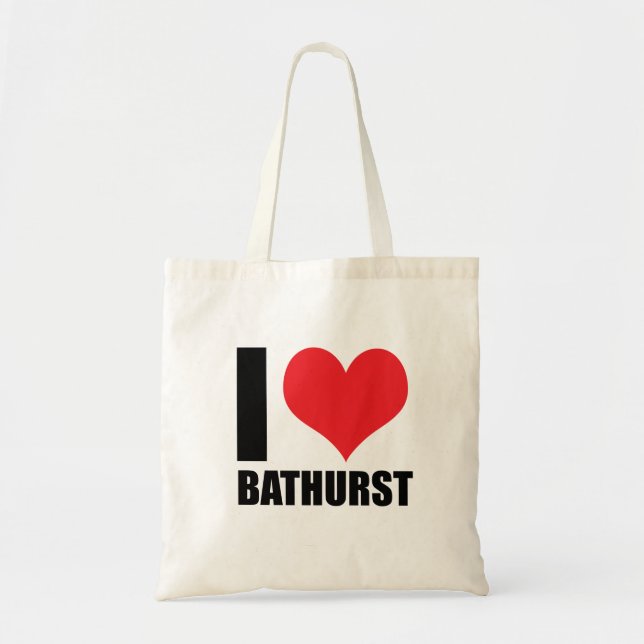 Bolso De Tela Amo a Bathurst (Frente)