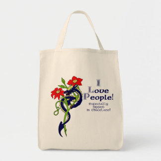 Bolso De Tela Amo a la gente sumergida especialmente en