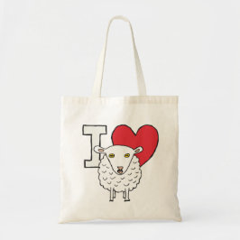Bolso De Tela Amo a las ovejas