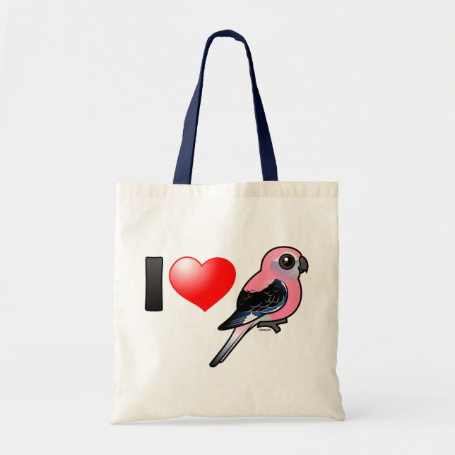 Bolso De Tela Amo a los Borkies (Frente)