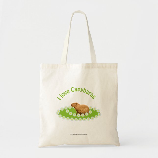 Bolso De Tela Amo a los Carpinchos (Frente)