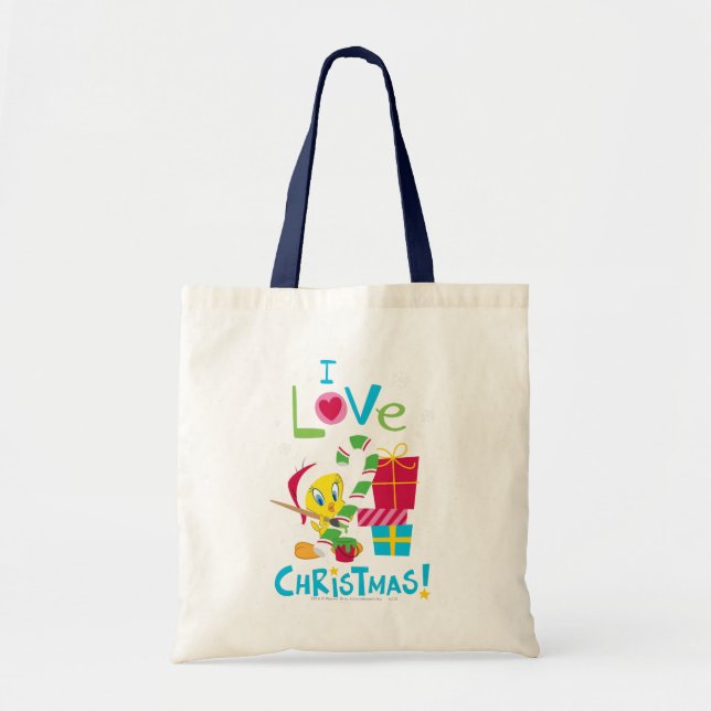 Bolso De Tela Amo a los Navidades - TWEETY™ (Frente)