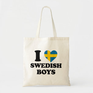Bolso De Tela Amo a los niños suecos