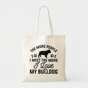 Bolso De Tela Amo a mi Bulldog