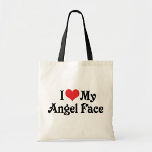 Bolso De Tela Amo a mi cara de ángel