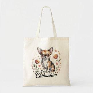 Bolso De Tela Amo a mi chihuahua