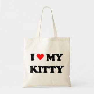 Bolso De Tela Amo a mi gatito