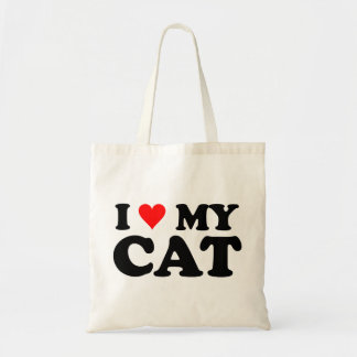 Bolso De Tela Amo a mi gato