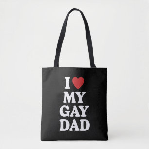 Bolso De Tela Amo a mi papá gay quiero a mi papá gay