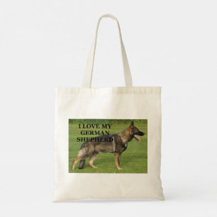 Bolso De Tela Amo a mi pastor alemán estable