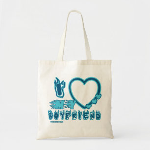 Bolso De Tela Amo a mi Personalizado novio