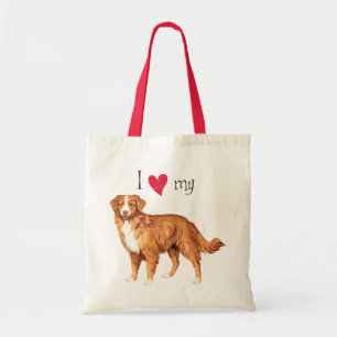 Bolso De Tela Amo a mi Toller
