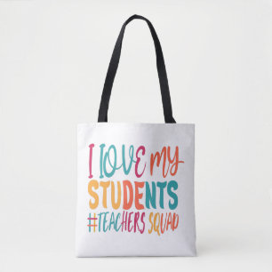 BOLSO DE TELA AMO A MIS ESTUDIANTES.