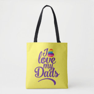 Bolso De Tela Amo a mis hijas - Orgullo del Día del Padre LGBTQ