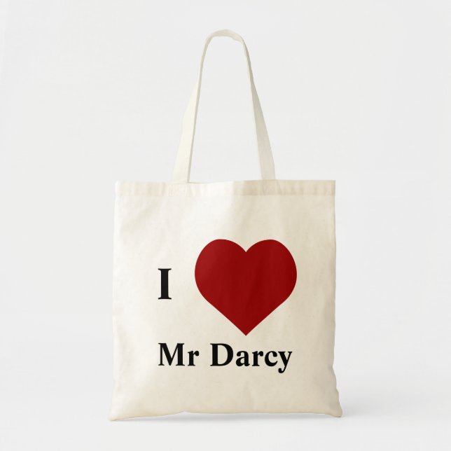 Bolso De Tela Amo a Sr. Darcy (Frente)