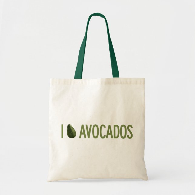 Bolso De Tela Amo Aguacates (Frente)