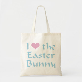 Bolso De Tela Amo al conejo de Pascua