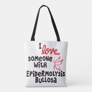 Bolso De Tela Amo alguien con el tote de Bullosa de la