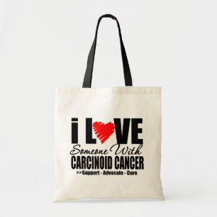 Bolso De Tela AMO alguien con los regalos CARCINOIDES del CÁNCER