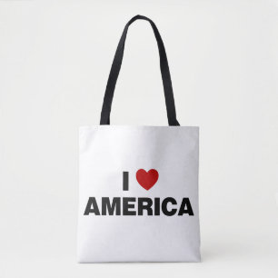 Bolso De Tela Amo América