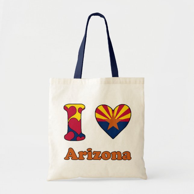 Bolso De Tela Amo Arizona (Frente)