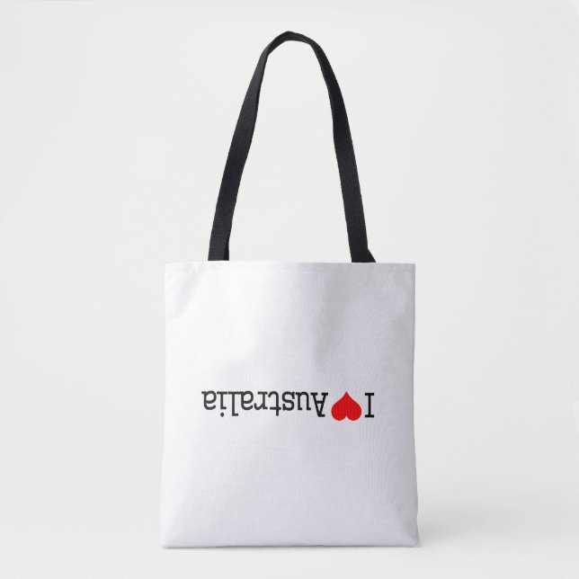 Bolso De Tela Amo Australia (Anverso)