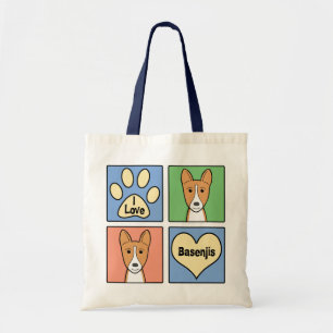 Bolso De Tela Amo Basenjis