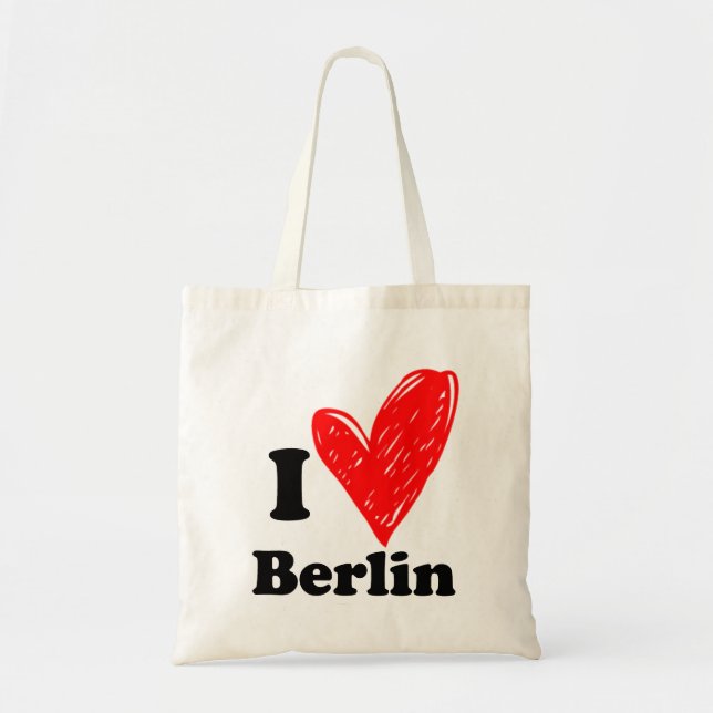 Bolso De Tela Amo Berlín (Frente)