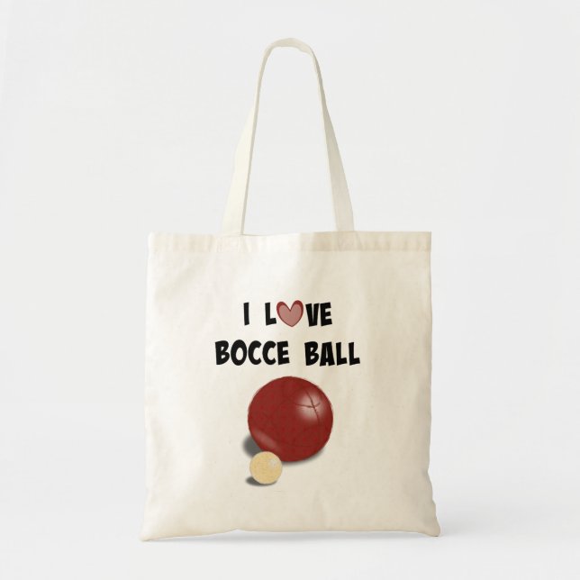 Bolso De Tela Amo Bocce Ball (Frente)