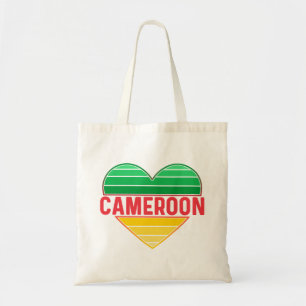 Bolso De Tela Amo Camerún, el corazón camerunés